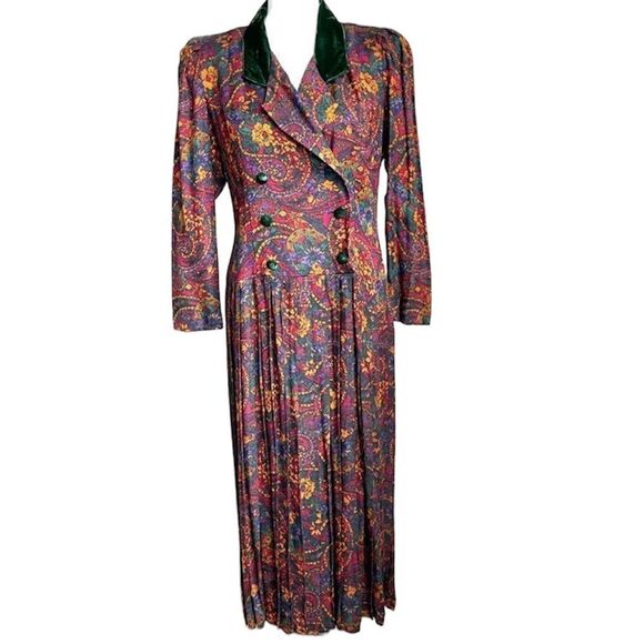 VTG 80s K.C.Spencer by Chelsea Rousso Dress - Picture 1 of 11